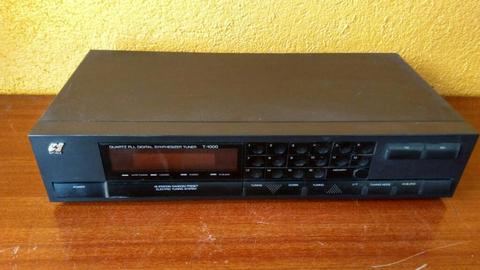 Tuner SANSUI T1000 Digital 16 memorias AM FM stereo radio vintage