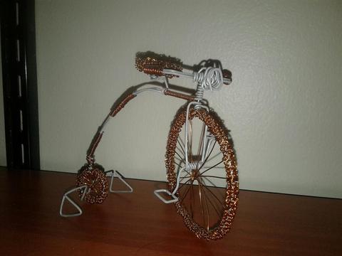 Bicicleta Antigua Alambre