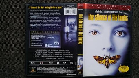 DVD El silencio de los inocentes, edición especial original hannibal Lecter