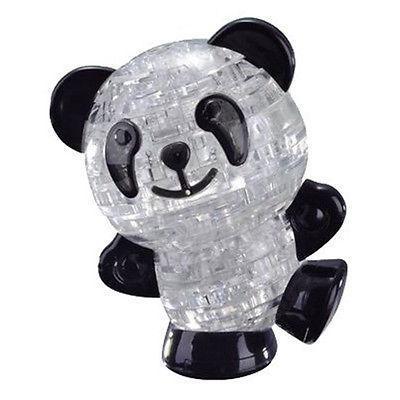 Rompecabezas Armable 3d Oso Panda Plastico Transparente