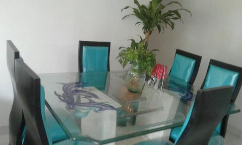 Comedor Vidrio Templado Ancho