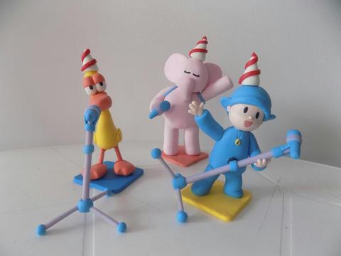 Muñecos para Torta Pocoyo