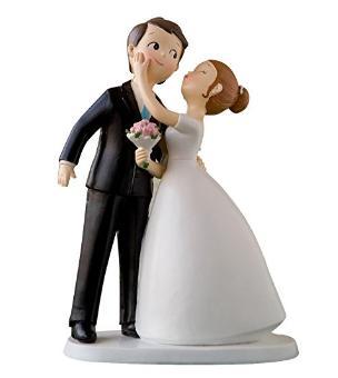 Muñeco para pastel de boda y recordatorios