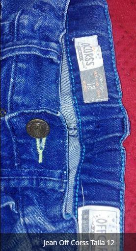 JEAN PARA NIÑO TALLA 12 OFF CORSS