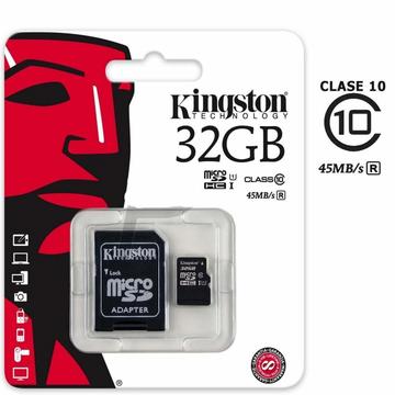 Memorias USB Metalicas y Micro SD Kingston CLASE 10 de 16GB o 32GB, Nuevas, Garantizadas