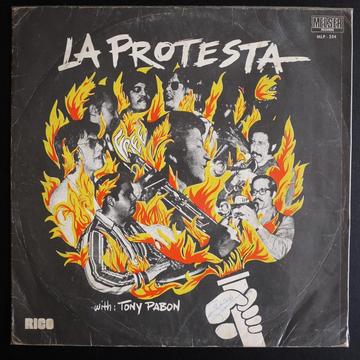 LP disco LA PROTESTA Salsa Fania Boogaloo
