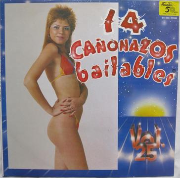 14 Cañonazos Bailables Vol. 22 1985 LP Vinilo Acetato
