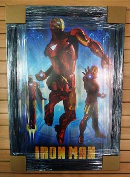 IRON MAN Poster Afiche Enmarcado en Vidrio
