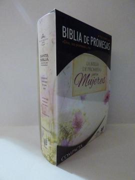 BIBLIA DE PROMESAS PIEL ESPECIAL FLORAL COMPACTA UNILIT