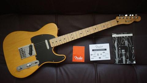 FENDER TELECASTER NATURAL WOOD MADE IN MEXICO 60 ANIVERSARY AÑO 2005