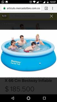 Piscina Bestway de 244 X 66cm - Nueva