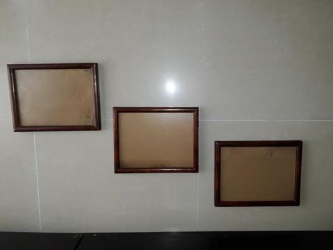 3 Marcos en Madera