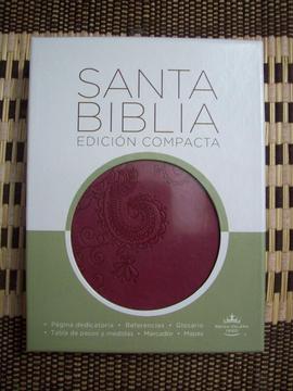 BIBLIA EDICION COMPACTA RUBI RVR60