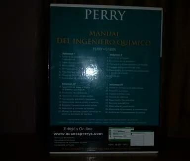 Manual del ingeniero químico, 7 Ed, Robert H Perry, 4 tomos, Español