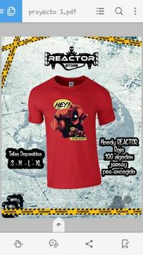 Camiseta Reactor Hey