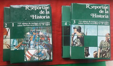 4 Tomos Reportaje de La Historia