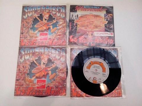 Discos de vinilo de La Pizza Nostra, Rock en español, Acetatos del año 1989, 3 unidades