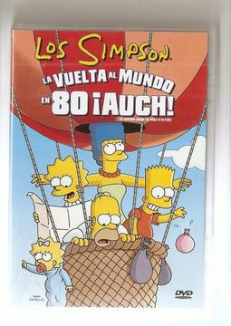 Dos películas originales en DVD Los Simpsons la vuelta al mundo y La Máquina del Tiempo