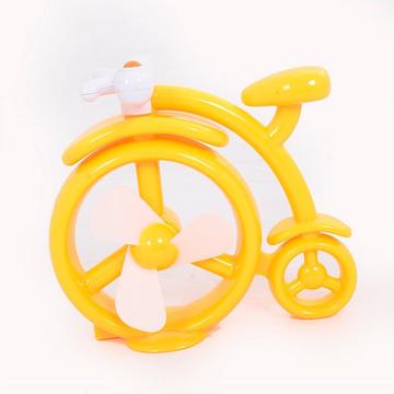 Ventilador Usb Portátil Forma Bicicleta Switch On/off Naranja