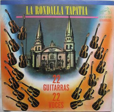 22 Guitarras 22 Voces La Rondalla Tapatia 1984 LP Vinilo Acetato