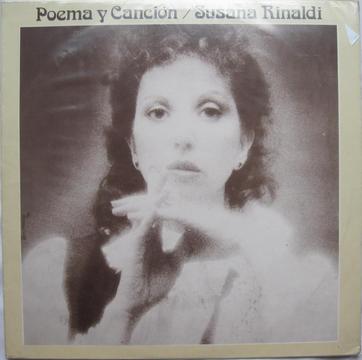 Poema y Canción Susana Rinaldi 1981 LP Vinilo Acetato