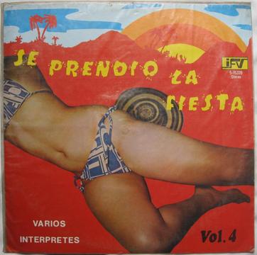 Se Prendio la Fiesta Vol. 4 1974 LP Vinilo Acetato
