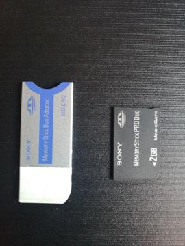 Adaptador de Reemplazo de Memory Stick Duo Sony 2GB