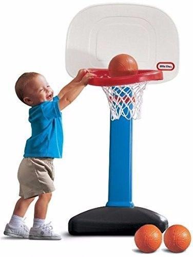 Cancha de baloncesto Little tikes para niños