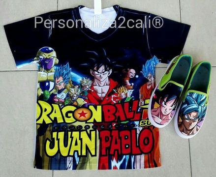 Camiseta Y Zapatos de Dragonballzta