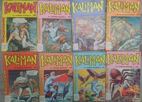 Kaliman El Hombre Increible Coleccion De 202 Revistas