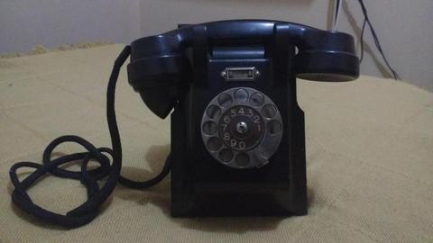Teléfono antiguo de pared, clásico, vintage, decorativo