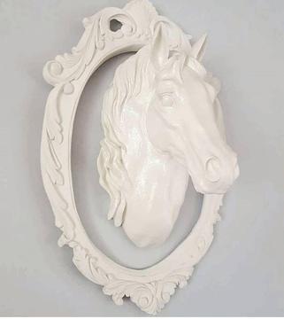 Cabeza Caballo con Marco