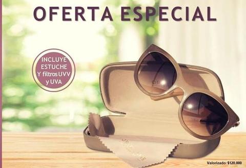 promoción gafas de sol con filtro uvv y uva