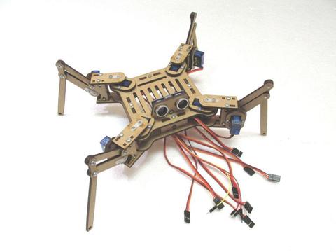Araña Servos Hexapodo Robot Robotica Maquetas