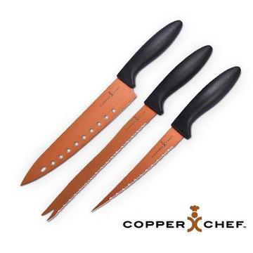 Set De Cuchillos Profesionales De La Tv Copper Chef