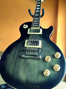 HERMOSA GUITARRA ESTILO LES PAUL ESTUCHE