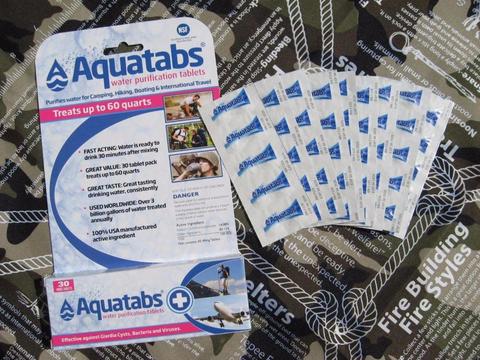 Tabletas Pildoras Purificadoras Agua Potable Camping Aquatabs