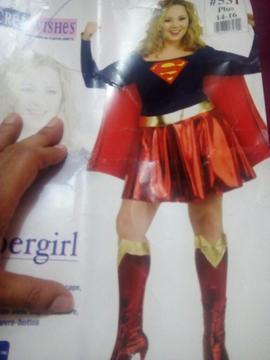 Disfraz Supergirl Talla L Xl