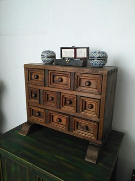 Mueble Cajonero Madera Antiguo