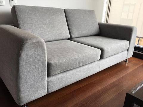 Sofa Gris 2 Puestos