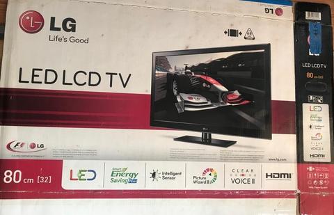 Tv Led 32’ + Dvd Lg + Mesa