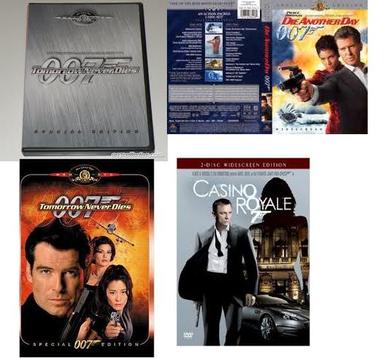 Kit 007 4 Películas en DVD En buen estado