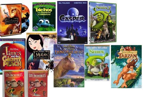 Kit Infantil 10 Películas en DVD