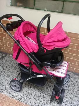 COCHE PARA NIÑA PORTABEBE MARCA EBABY