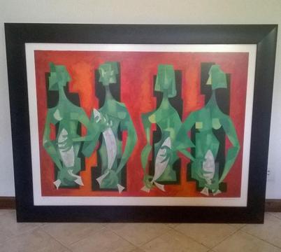 SERIGRAFIA MAESTRO CAMILO BERMUDEZ 1990