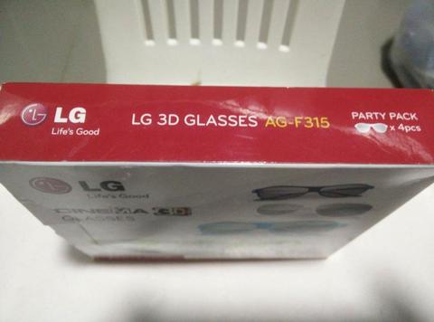 gafas smart tv para tv 3d set de 4 gafas nuevos de caja