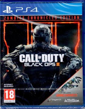 Call Of Duty Black Ops 3 Zombie Chronicles Edition Para Ps4 Nuevo