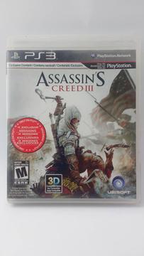 Assassins Creed 3 PS3 Español Original Usado Excelente estado