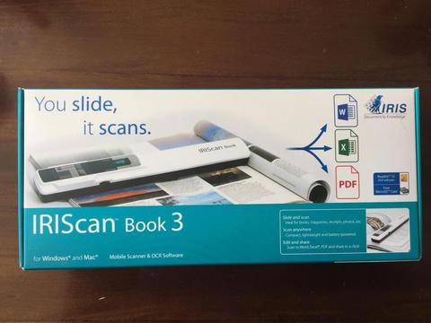 Escaner Portatil IRISCAN Book 3 Nuevo Empaque abierto