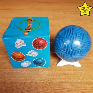 Esfera Laberinto 3d Puzzle Rompecabezas Amaze Ball Azul